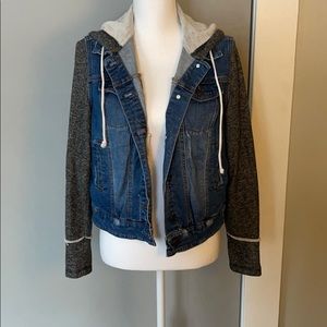 Hooded Denim Jacket!